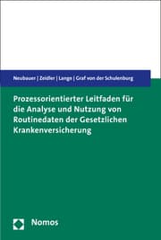 Cover von Prozessorientierter Leitfaden für die Analyse und Nutzung von Routinedaten der Gesetzlichen Krankenversicherung