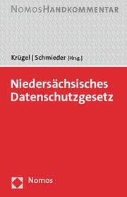 Cover von Niedersächsisches Datenschutzgesetz