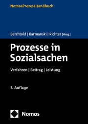 Cover von Prozesse in Sozialsachen