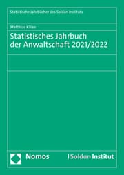 Cover von Statistisches Jahrbuch der Anwaltschaft 2021/2022