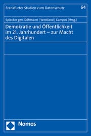 Cover von Demokratie und Öffentlichkeit im 21. Jahrhundert - zur Macht des Digitalen