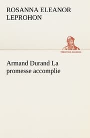 Cover von Armand Durand La promesse accomplie