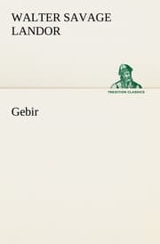 Cover von Gebir