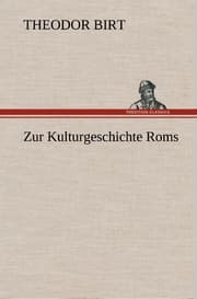 Cover von Zur Kulturgeschichte Roms