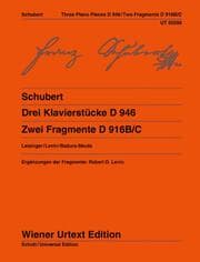 Cover von Drei Klavierstücke D 946 und Zwei Fragmente D 916B/C