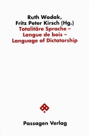 Cover von Totalitäre Sprache /Langue de bois /Language of Dictatorship