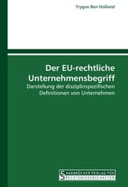 Cover von Der EU-rechtliche Unternehmensbegriff