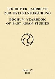 Cover von Bochumer Jahrbuch zur Ostasienforschung