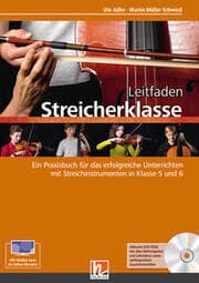 Cover von Leitfaden Streicherklasse. Lehrerband (mit Schülerheft Violine)