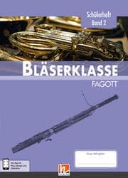 Cover von Leitfaden Bläserklasse. Schülerheft Band 2 - Fagott