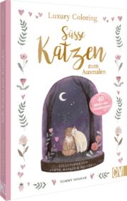 Cover von Luxury Coloring: Süße Katzen zum Ausmalen