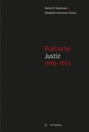 Cover von Politische Justiz 1918-1933
