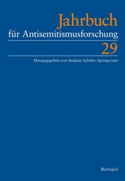 Cover von Jahrbuch für Antisemitismusforschung 29/2020