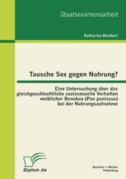 Cover von Tausche Sex gegen Nahrung?: Eine Untersuchung über das gleichgeschlechtliche soziosexuelle Verhalten weiblicher Bonobos (Pan paniscus) bei der Nahrungsaufnahme