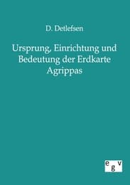 Cover von Ursprung, Einrichtung und Bedeutung der Erdkarte Agrippas