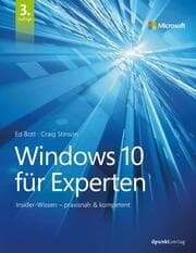 Cover von Windows 10 für Experten