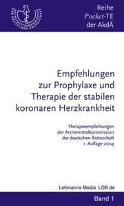 Cover von Empfehlungen zur Prophylaxe und Therapie der stabilen koronaren Herzkrankheit