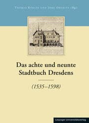 Cover von Das achte und neunte Stadtbuch Dresdens (1535 -1598)