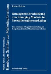 Cover von Strategische Erschließung von Emerging Markets im Investitionsgütermarketing