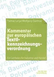 Cover von Kommentar zur europäischen Textilkennzeichnungsverordnung