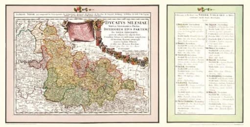 Cover von Historische Karte: Nieder-Schlesien, 1725/1745