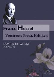 Cover von Franz Hessel: Verstreute Prosa, Kritiken