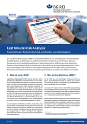 Cover von KB 045 Last Minute Risk Analysis