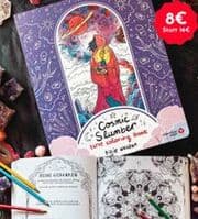 Cover von Cosmic Slumber Tarot Coloring Book