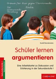 Cover von Schüler lernen argumentieren