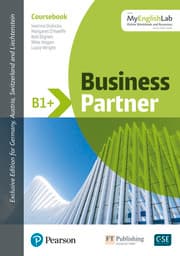 Cover von Business Partner B1+ Coursebook with MyEnglishLab, Online Workbook and Resources
