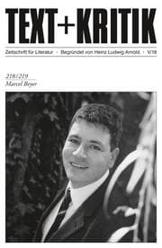 Cover von Marcel Beyer