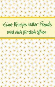 Cover von Eine Knospe voller Freude