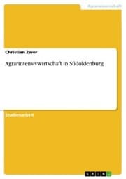 Cover von Agrarintensivwirtschaft in Südoldenburg
