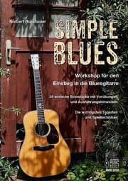 Cover von Simple Blues. Workshop für den Einstieg in die Bluesgitarre.
