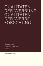 Cover von Qualitäten der Werbung - Qualitäten der Werbeforschung