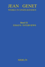 Cover von Werke in Einzelbänden - Essays & Interviews