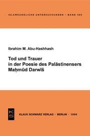 Cover von Tod und Trauer in der Poesie des Palästinensers Mahmud Darwisch