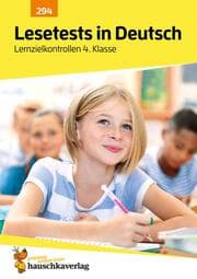 Cover von Übungsheft mit Lesetests in Deutsch 4. Klasse