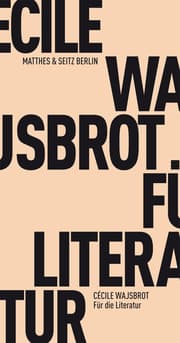 Cover von Für die Literatur