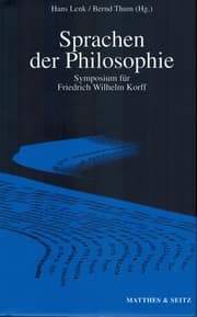 Cover von Sprachen der Philosophie