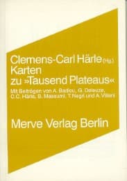 Cover von Karten zu 'Tausend Plateaus'