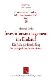 Cover von Investitionsmanagement im Einkauf.