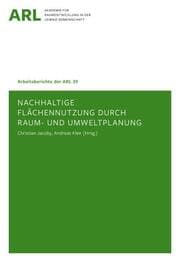 Cover von Nachhaltige Flächennutzung durch Raum- und Umweltplanung