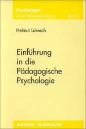 Cover von Einführung in die Pädagogische Psychologie