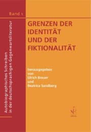 Cover von Grenzen der Identität und der Fiktionalität