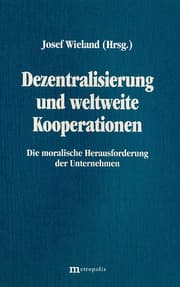 Cover von Dezentralisierung und weltweite Kooperationen
