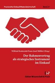 Cover von Der Rahmenvertrag als strategisches Instrument im Einkauf