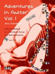 Cover von Adventures in Guitar Vol. 1 - Englische Ausgabe