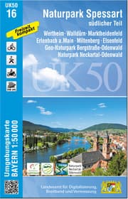 Cover von UK50-16 Naturpark Spessart südlicher Teil