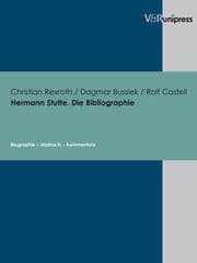 Cover von Hermann Stutte. Die Bibliographie